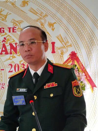 Đồng chí Đặng Vĩnh Thụy phát biểu chỉ đạo Đại hội