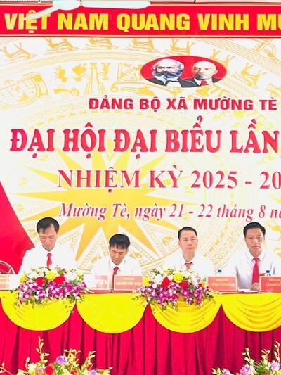 Chi bộ Công an xã tham luận tại Đại hội