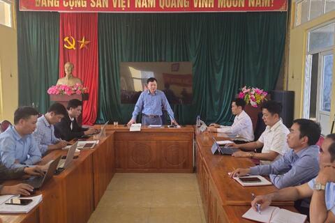 Họp Ủy ban bầu cử đại biểu Quốc hội khóa XVI và Đại biểu HĐND các cấp nhiệm kỳ 2026 - 2031 xã Mường Tè