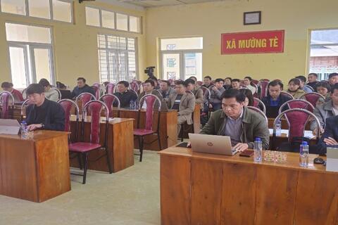 Xã Mường Tè chủ động chuẩn bị tốt các bước góp phần vào thành công chung cuộc Bầu cử Đại biểu Quốc hội khoá XVI và Đại biểu HĐND các cấp, nhiệm kỳ 2026 - 2031