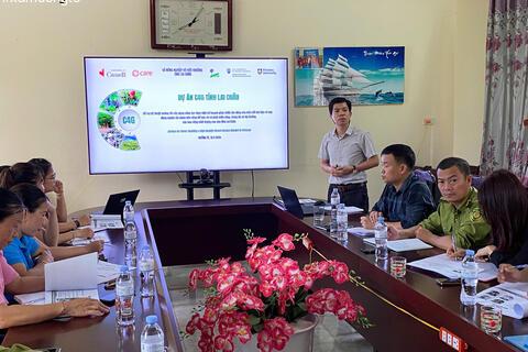 Xã Mường Tè phối hợp với tổ chức CARE tại Việt Nam triển khai dự án C4G tỉnh Lai Châu trên địa bàn xã