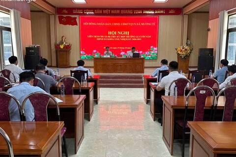 Hội nghị liên tịch chuẩn bị cho kỳ họp thường lệ cuối năm 2026 HĐND xã Mường Tè khóa XXII, nhiệm kỳ 2026 – 2031
