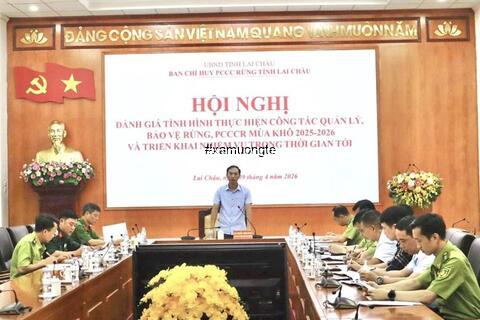 Hội nghị trực tuyến đánh giá tình hình thực hiện công tác quản lý, bảo vệ rừng, PCCCR mùa khô năm 2025–2026.